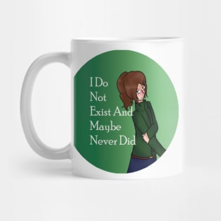 JJ Entropic Float I Do Not Exist And Maybe Never Did Sticker And Others Mug